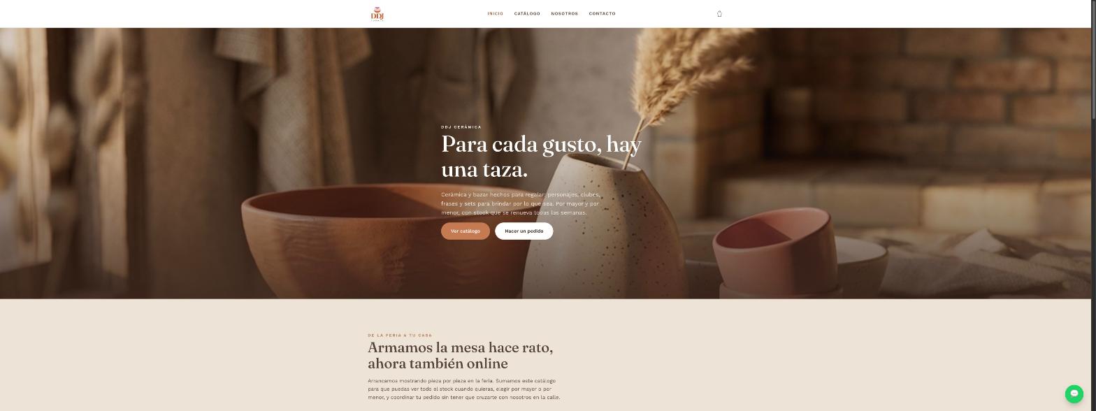 Sitio de DDJ Cerámica